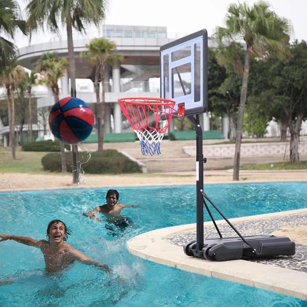 Portable Basketball Stand with Adjustable Height 1.15m-1.35m