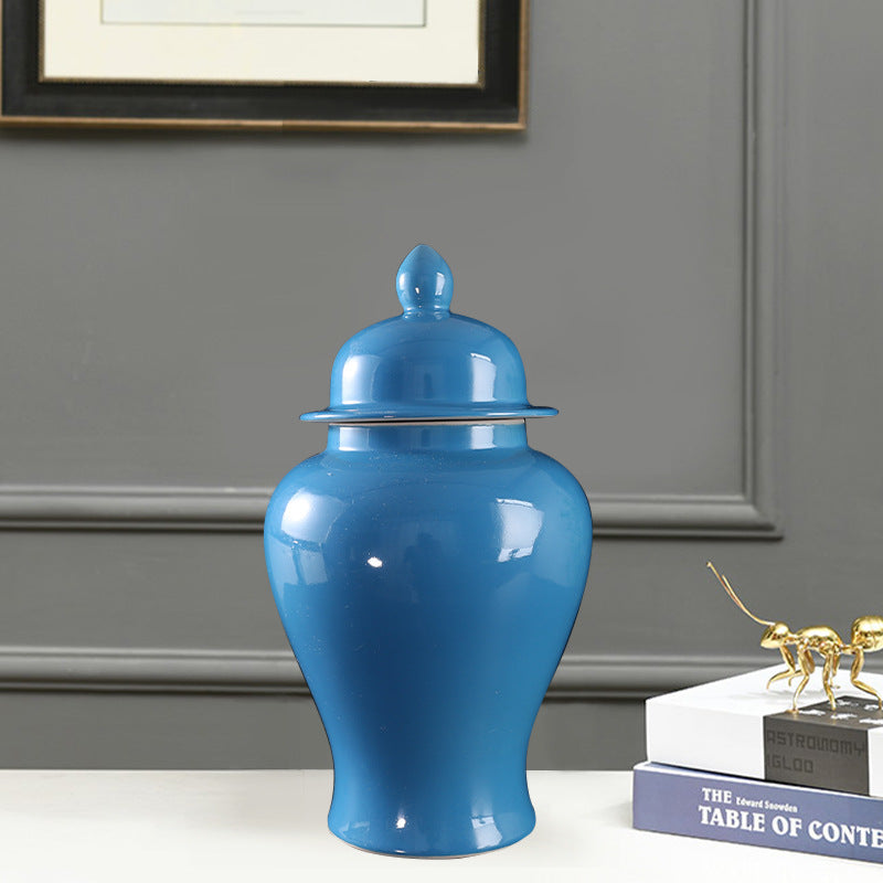 Chinese-Style Ceramic Vase Jar Home Decor - Multiple Sizes