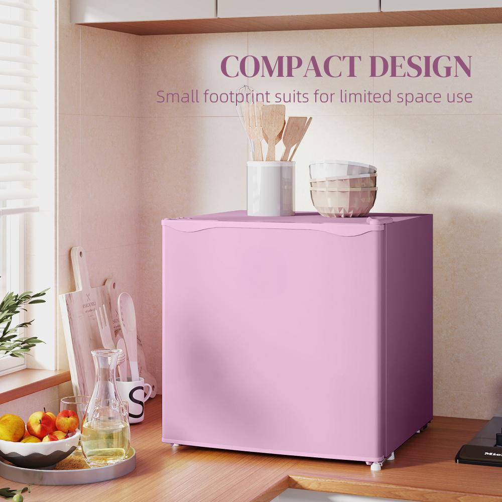 1.1 Cu.Ft Compact Mini Freezer with Removable Shelves - Pink