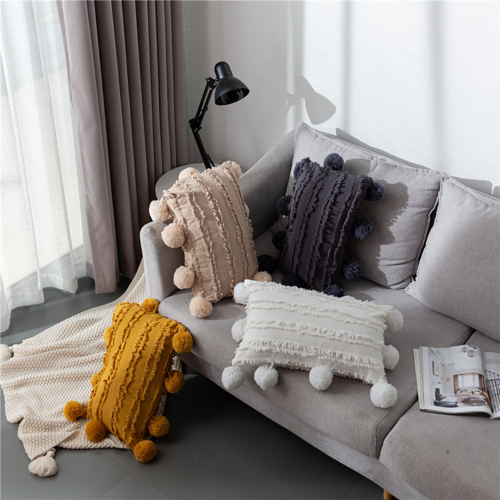 Rectangular Sofa Cushion Cover 30x50cm Lumbar Pillow Case Nordic Style