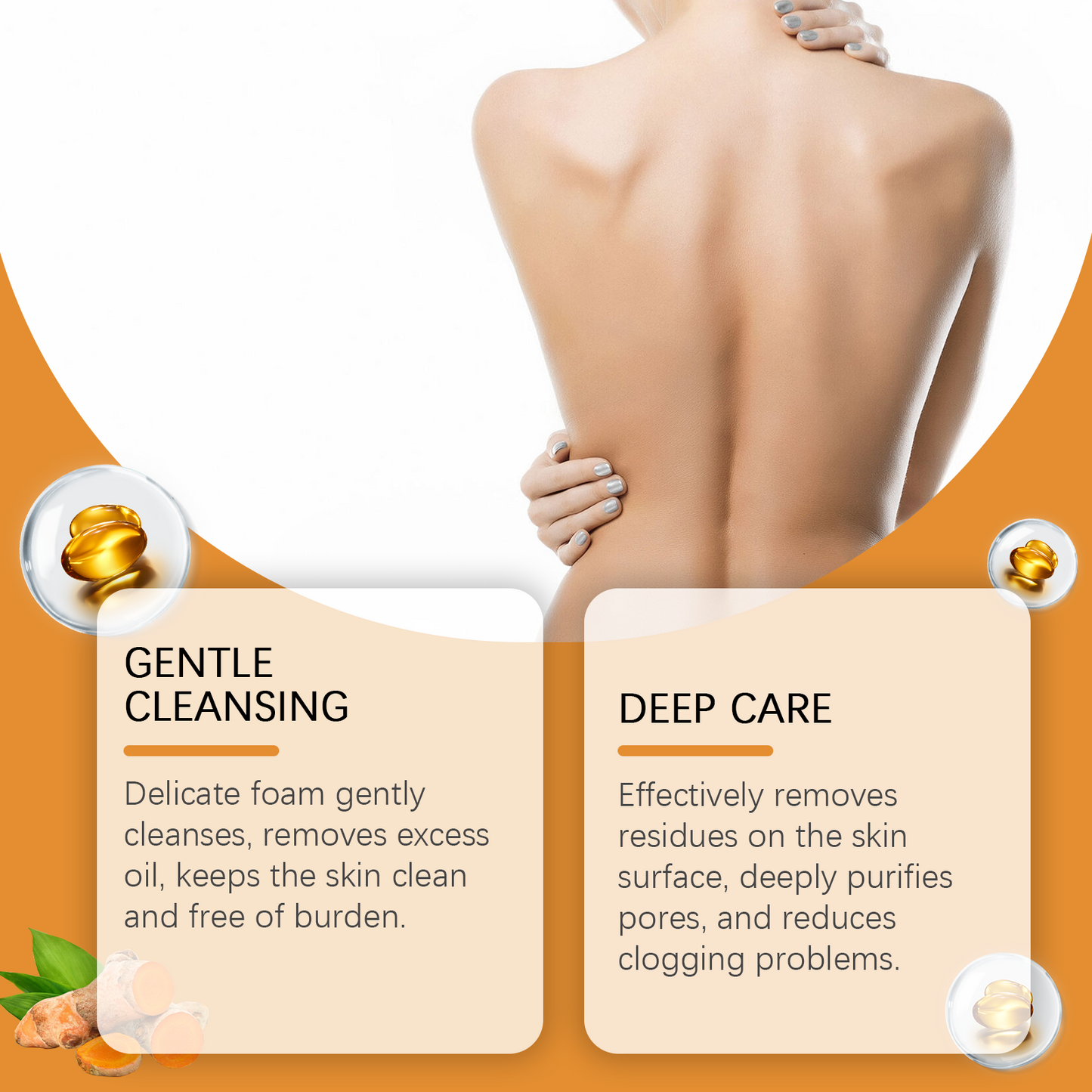 Calendula Turmeric Body Soap - Deep Pore Cleansing & Moisturizing Bar