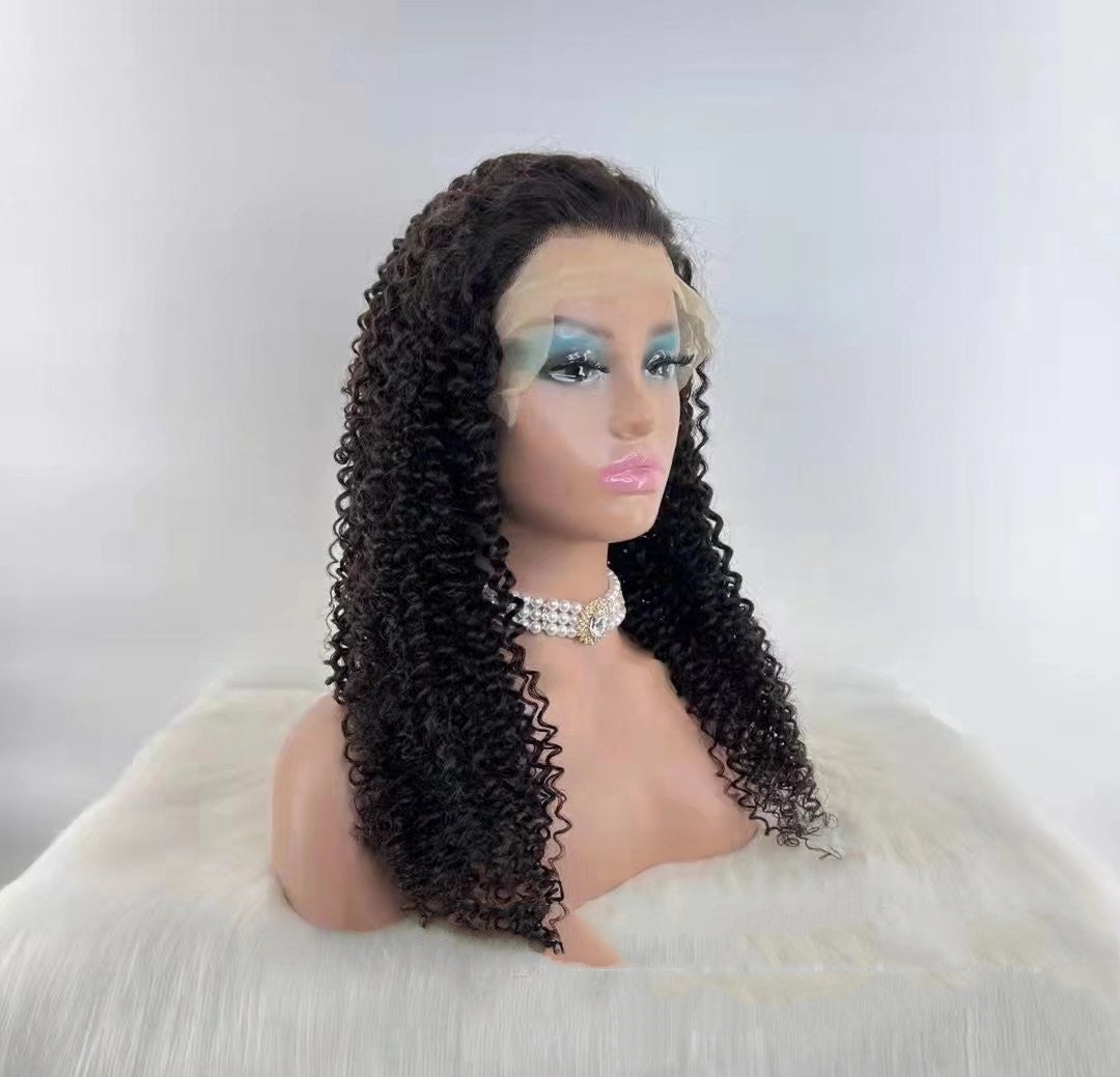 Curly 13x4 Lace Front Human Hair Wigs for Women - Natural, Soft & Dyeable