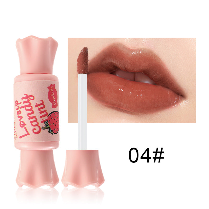 Cute Lip Gloss Set with Mirror - Candy Lip Shine for Lips - Multiple Styles