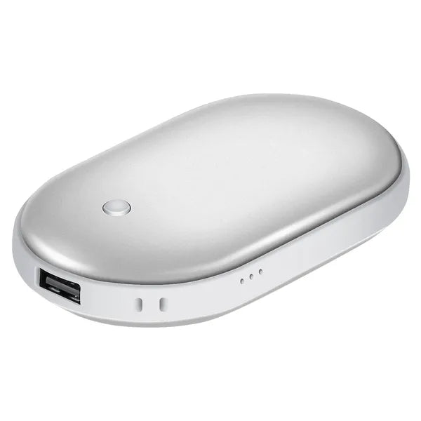 Portable Hand Warmer & 5000mAh Power Bank - Double-Sided Heating