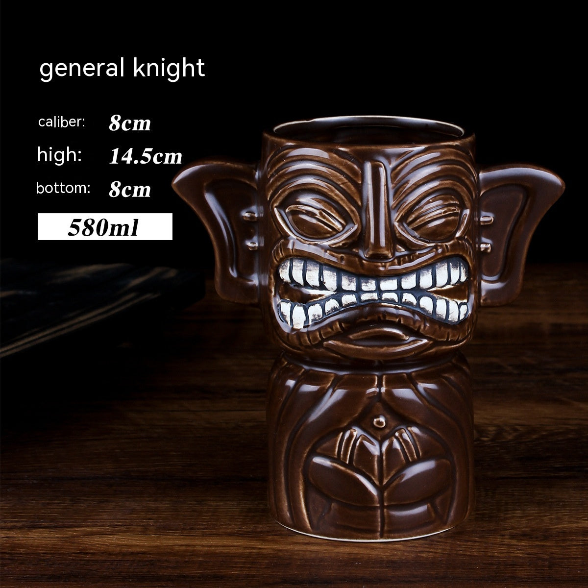 Creative Ceramic Cocktail Glass - Retro Style Multi-Design Drinkware
