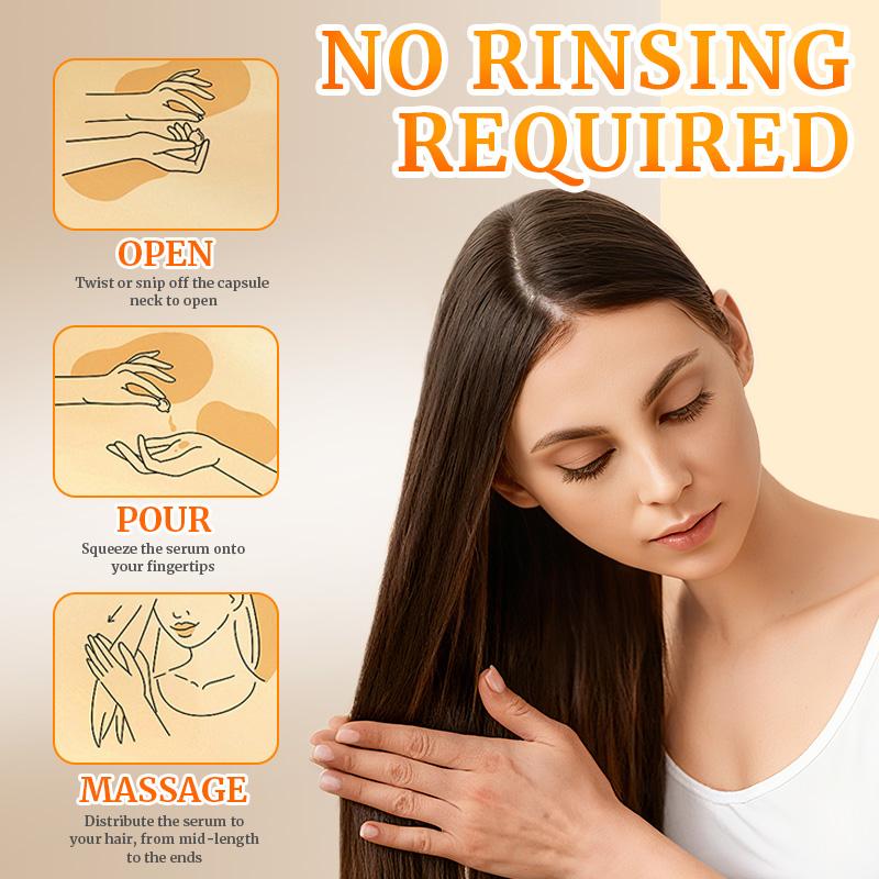 Portable Hair Oil Capsules - Travel-Friendly Nourishing Hair Treatment