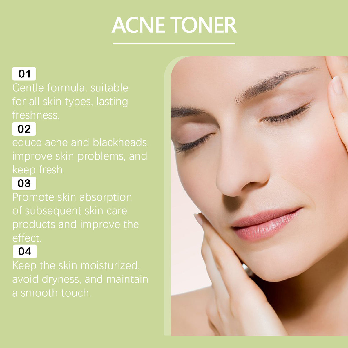 Centella Asiatica Lotion Tartaric Acid Wet Compress Acne