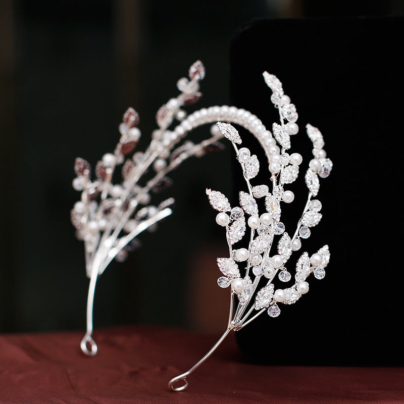 Simple Bridal Headband Crown Hair Accessories for Wedding & Party