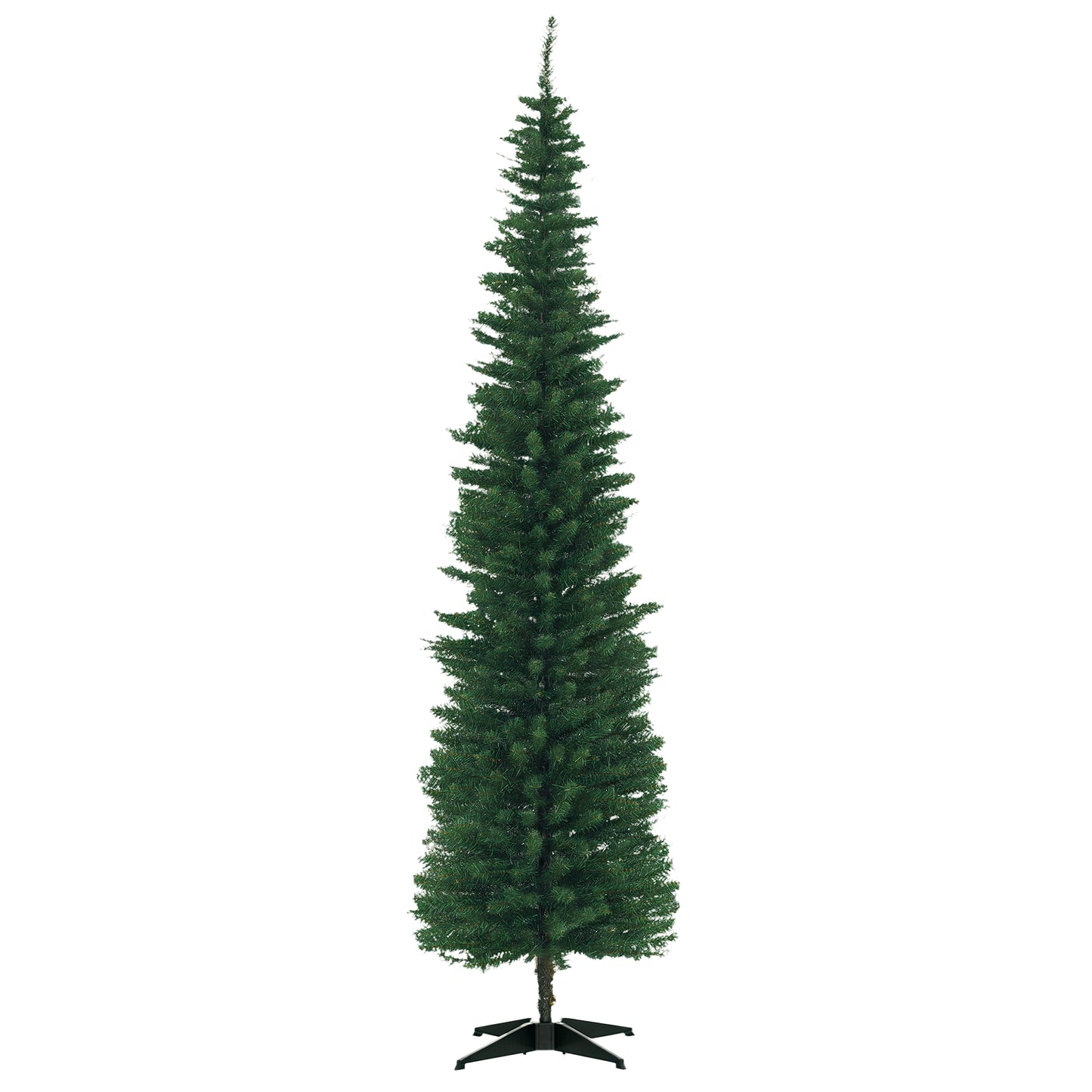 7 ft Slim Pencil Artificial Christmas Tree - Green