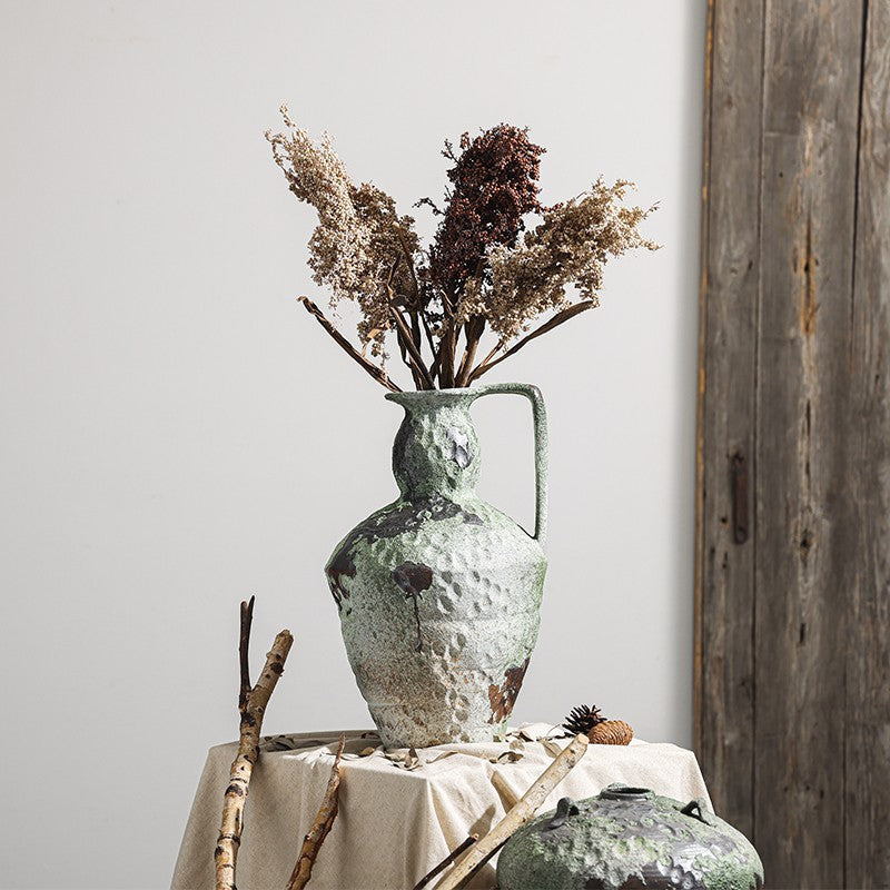 Handcrafted Stoneware Vase for Dried Flowers & Decorative Arrangements - Multiple Sizes