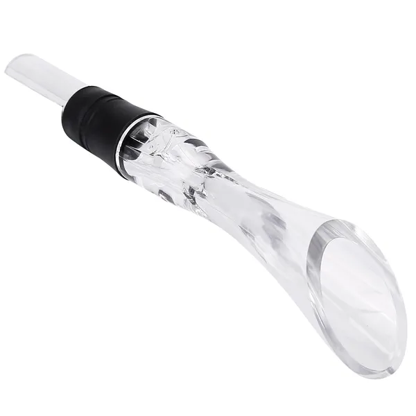 Wine Aerator Pourer with Drip Stopper - Transparent