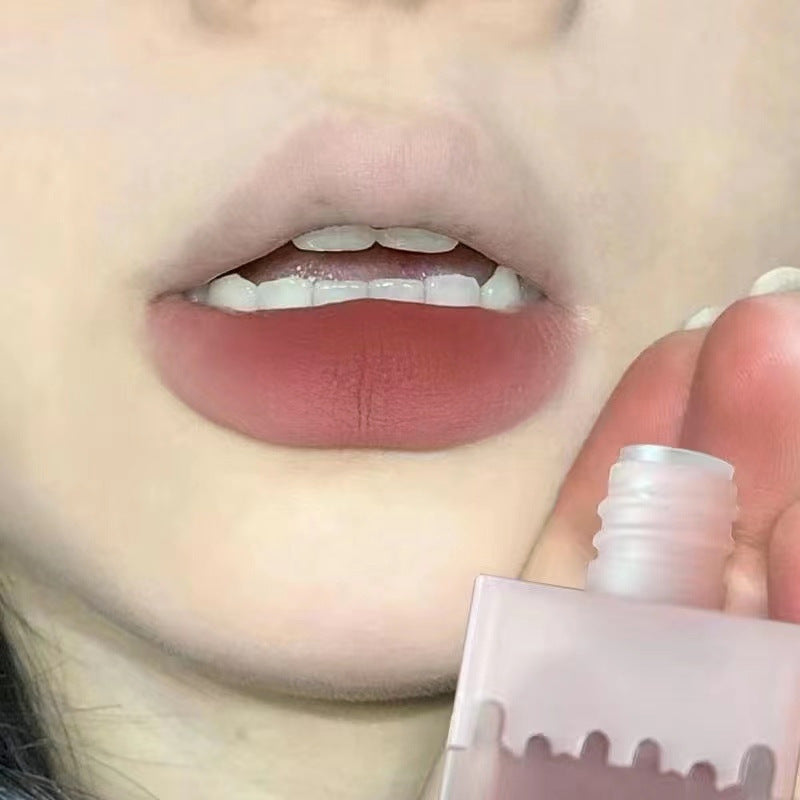 Ice Cream Lip Lacquer Matte Lipstick Velvet No Stain on Cup - Multiple Colors