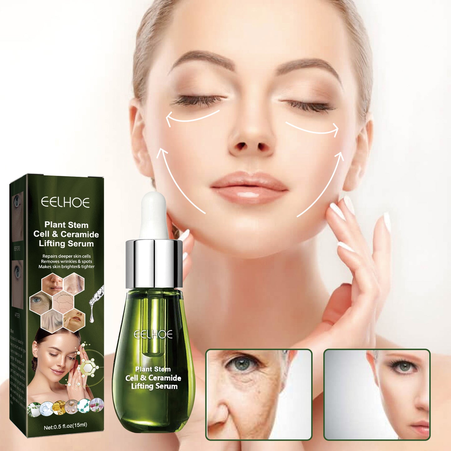 Ceramide Firming Facial Serum - Anti-Aging Wrinkle Repair Essence