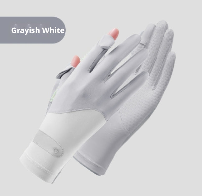 Ice Silk Sunscreen Gloves