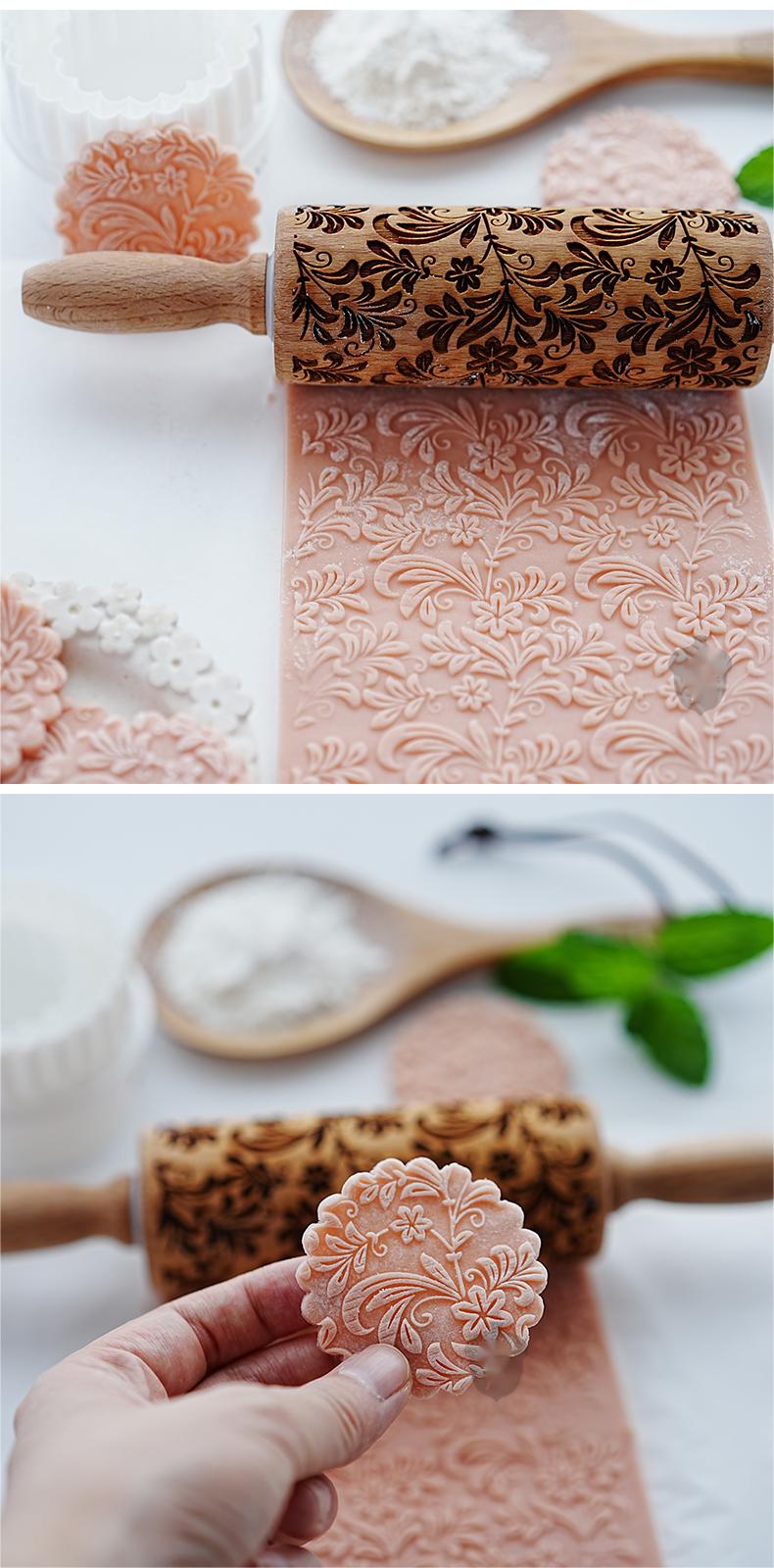 Jasmine Kitchen Rolling Pin for Baking and Cooking - Multiple Colors