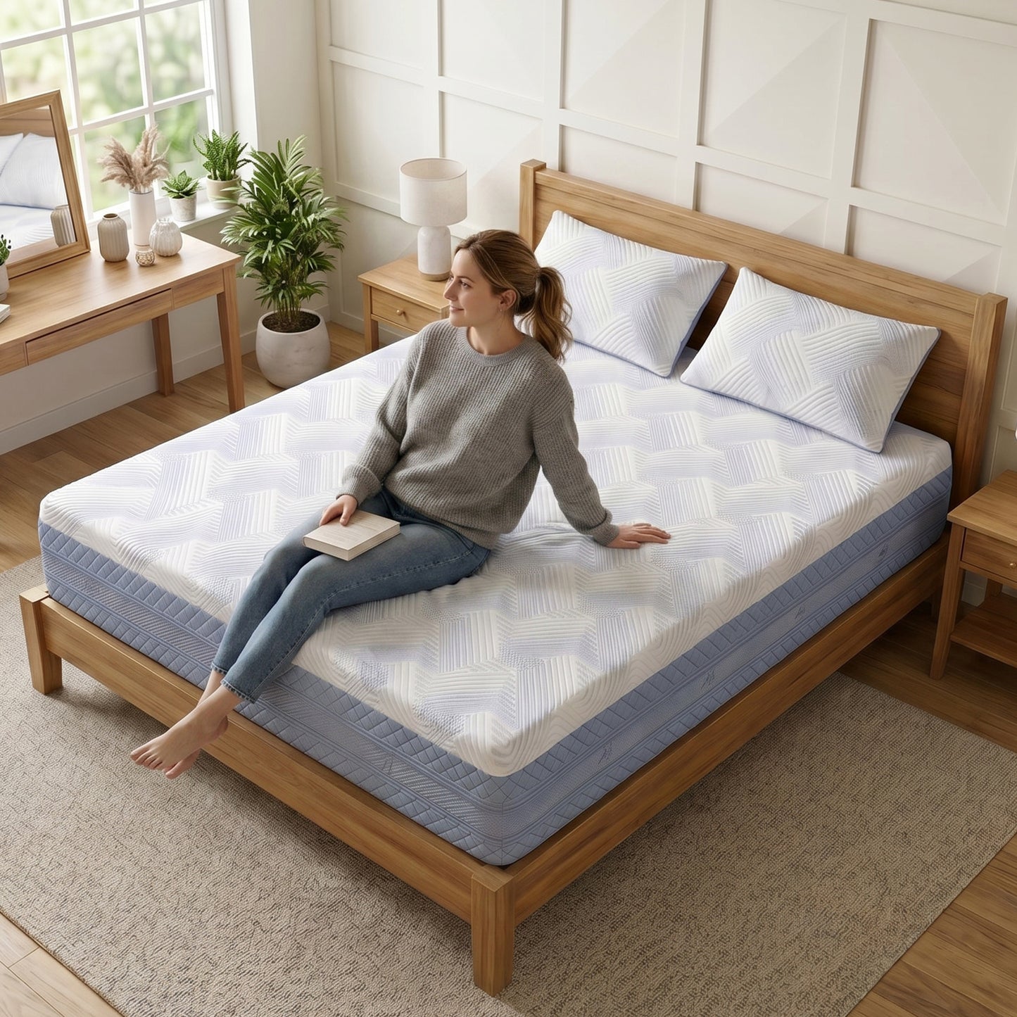 King Size 12-Inch Memory Foam Mattress - High Density Support