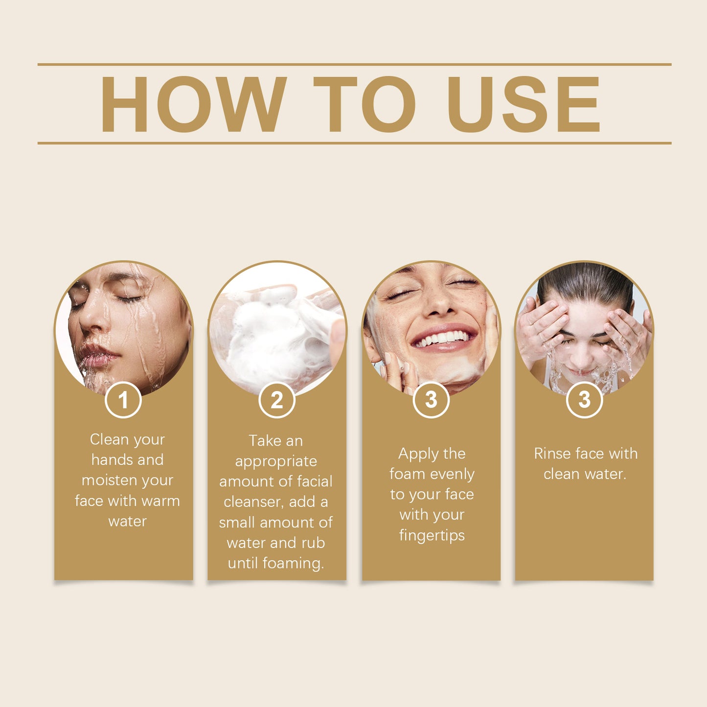 Gentle Amino Acid Facial Cleanser with Matsutake Extract & Hyaluronic Acid