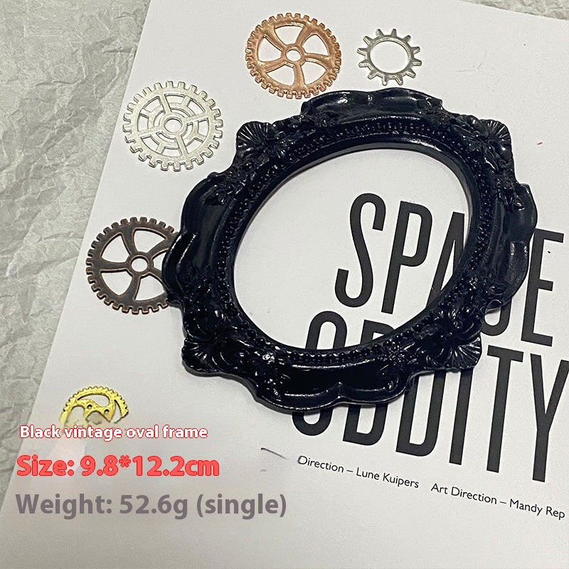 Dark Element Specimen Decorative Picture Frame for Jewelry and Photography Backdrop