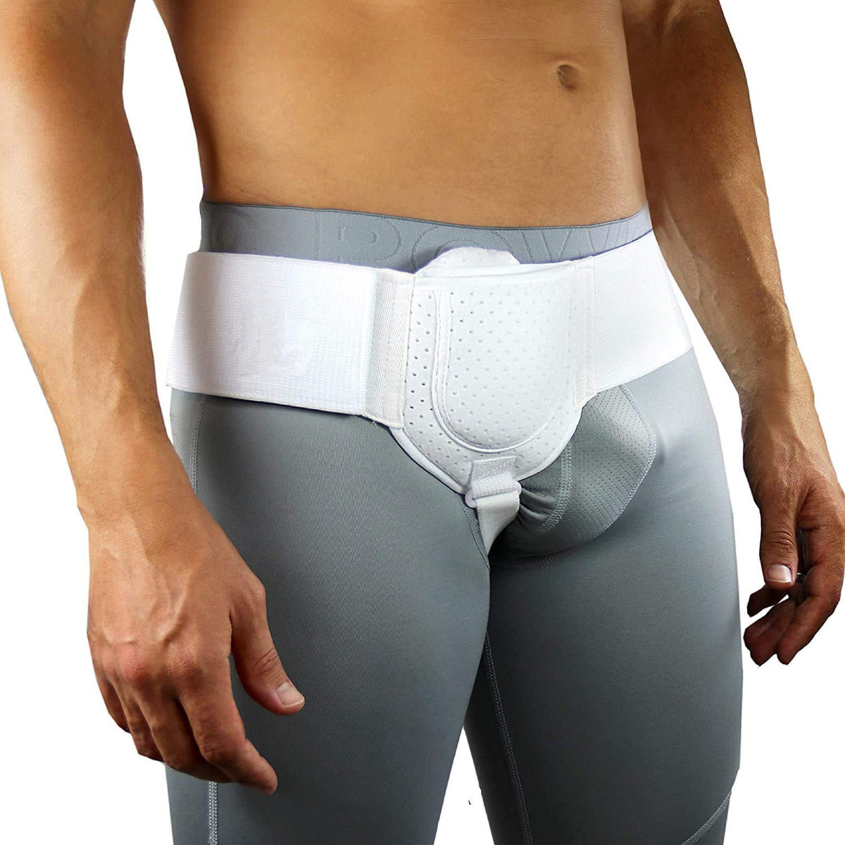 Adjustable Hernia Support Belt for Groin Relief - Breathable Neoprene