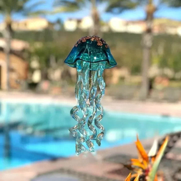 Ocean-Themed Jellyfish Wind Chime - Creative Garden Decor Gift