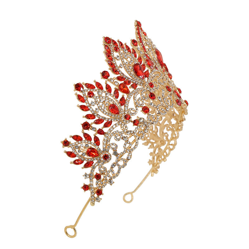 Crystal Crown Hair Accessory for Bridal and Wedding Hairstyles