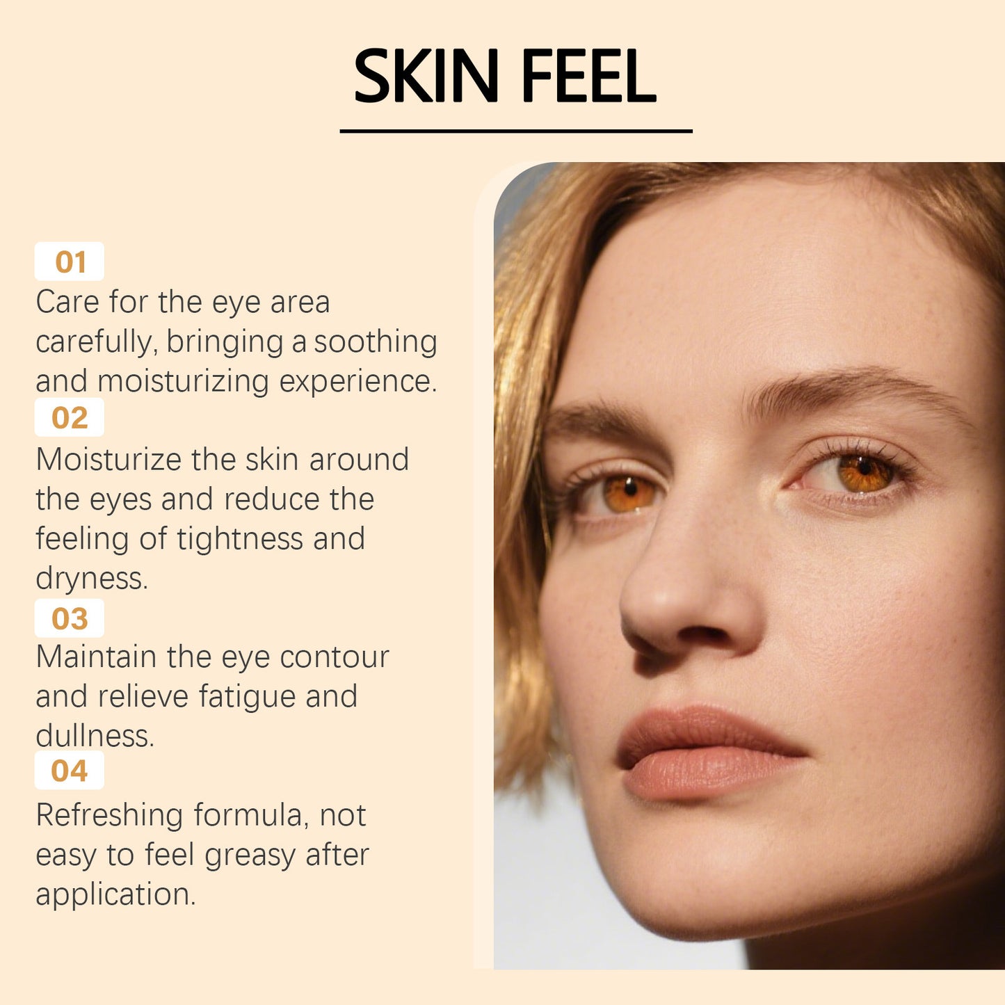 Hydrating Retinol Eye Cream for Moisturizing and Skin Rejuvenation - 50G