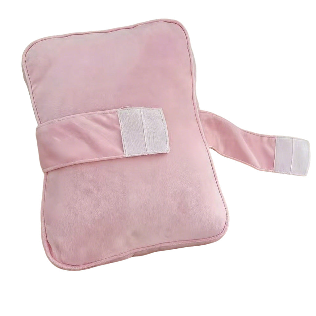 Memory Foam Leg Pillow with Straps for Secure Positioning - Adult Support Cushion