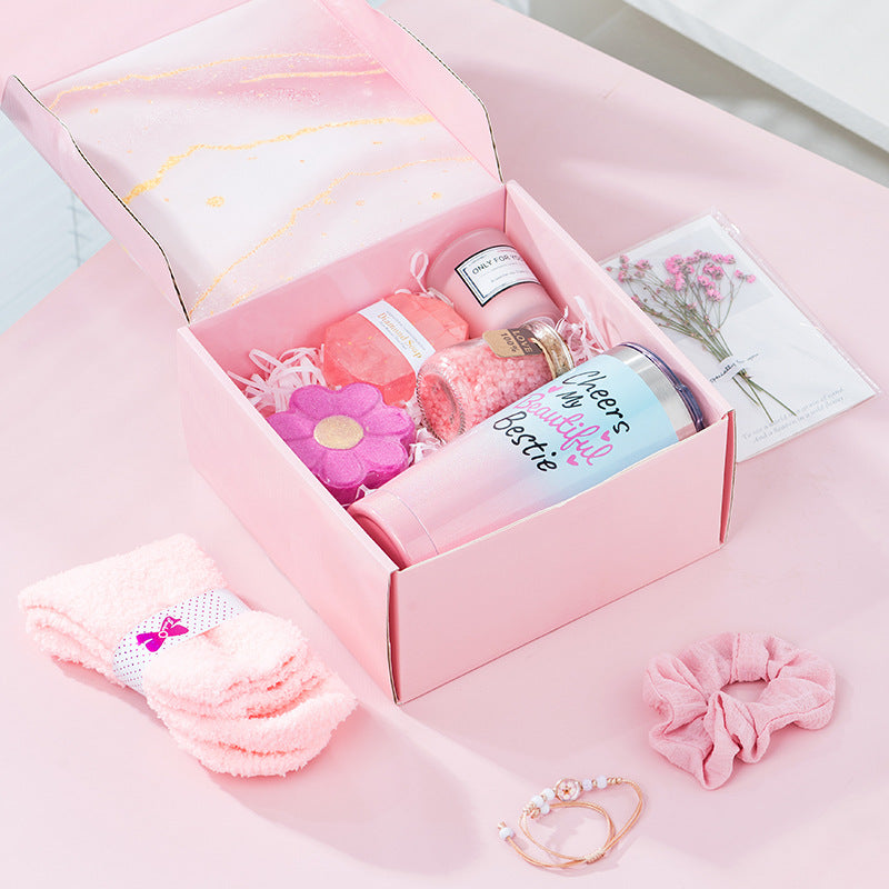 Aromatherapy Candle Bath Set Gift Box - Home Spa & Relaxation