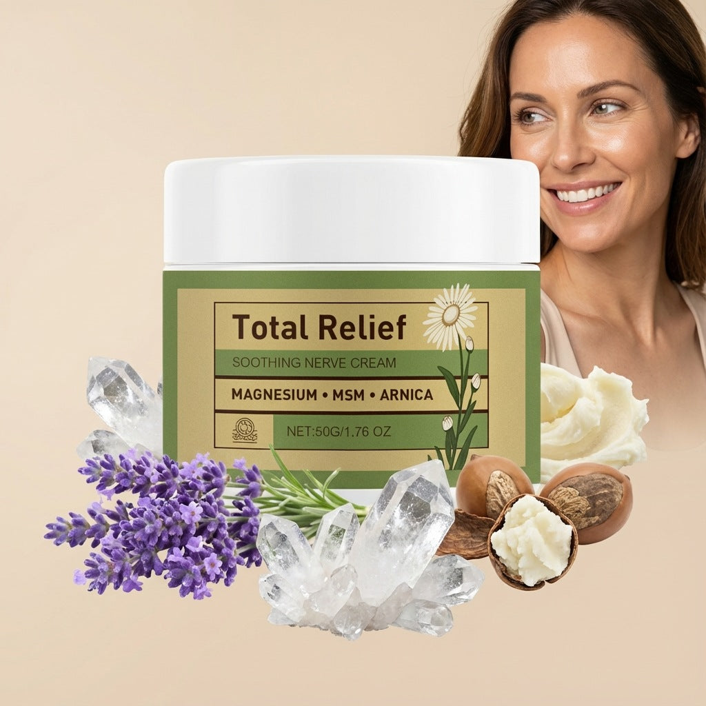 Soothing Nerve Cream with Arnica, Magnesium, and Shea Butter