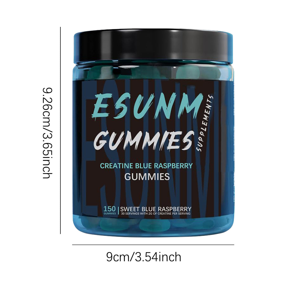 Creatine Jelly Gummies - 320g 150 Pieces Fitness & Nutrition Supplement