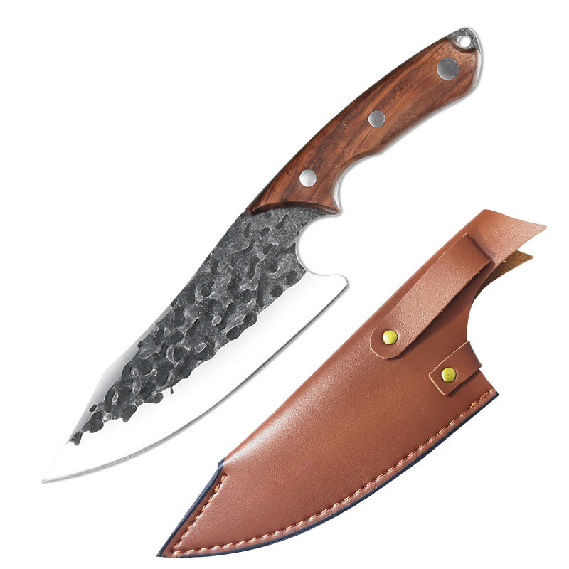 7 Inch Hand Forged Stainless Steel Kitchen Knife - Multipurpose Chef's Knife