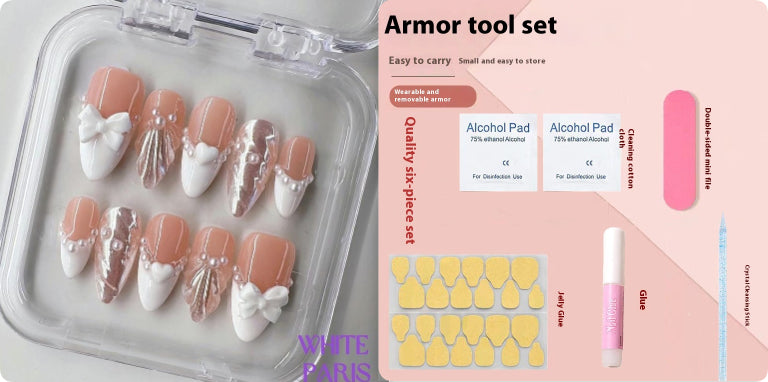 Professional Press-On Nail Patches - Easy Application Nail Art Set