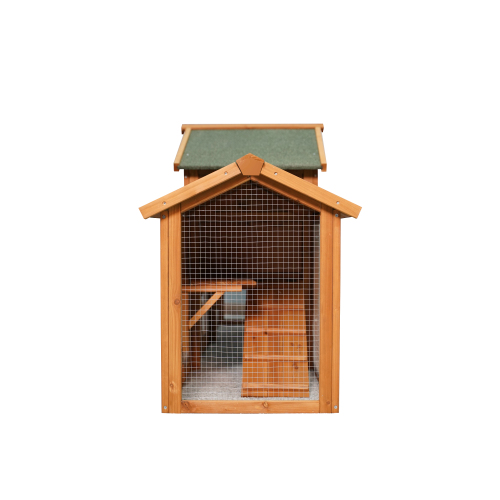 Extra-Large Rabbit Cage with 2 Running Spaces, Removable Tray, Waterproof Roof - Small Animal Habitat