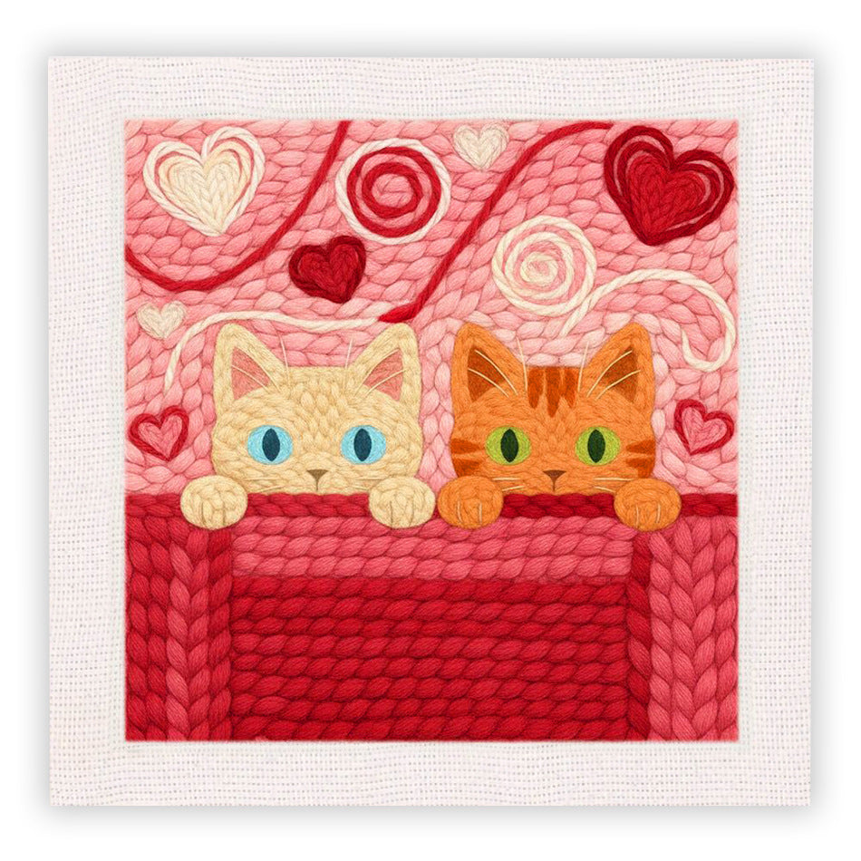 Handmade Embroidery Floral and Animal Wall Art - Creative Gift