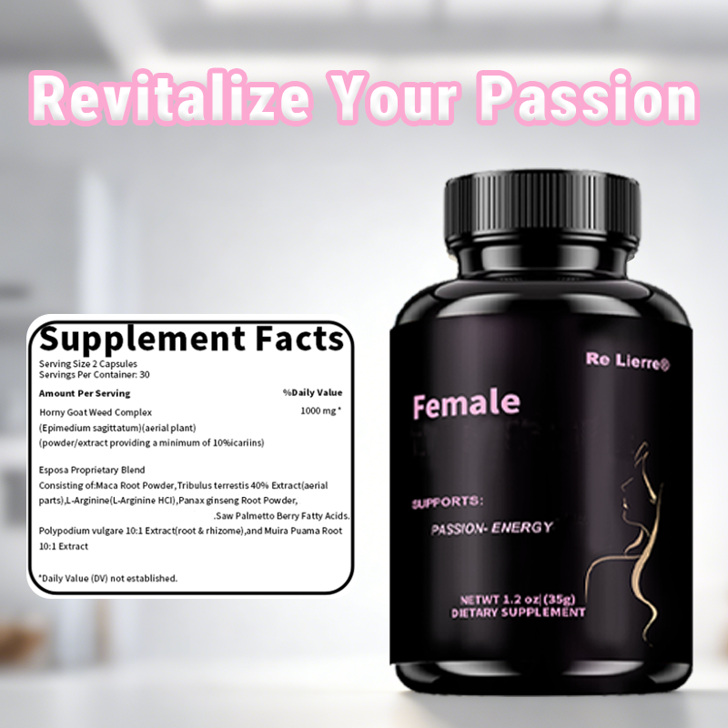 Women's Intimate Wellness Capsules - Natural Libido Support, 60 Count