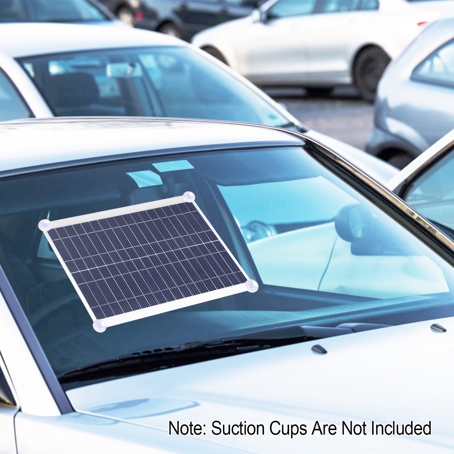 12V 25W Outdoor Solar Panel Battery Charger with Dual USB Ports