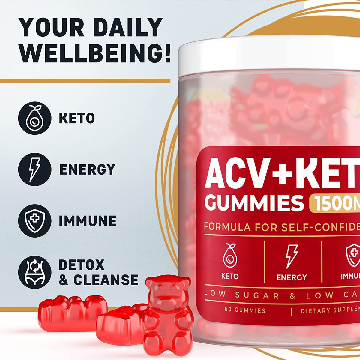 Ketogenic Soft Candy - 60 Tablets