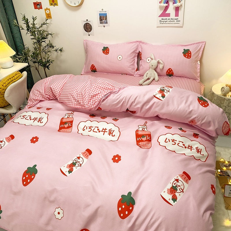 Cotton Twill Bedding Set - Multiple Sizes & Styles for Home Comfort