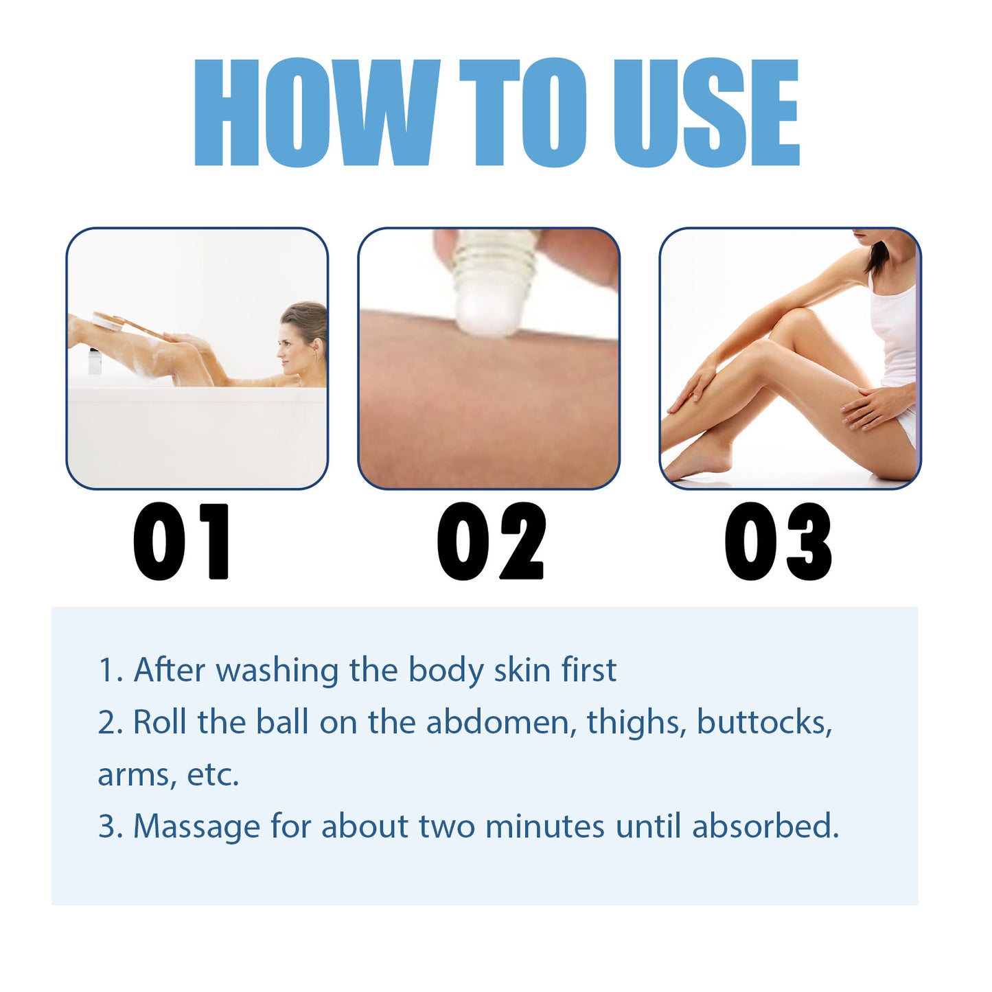 Cool Sculpting Body Gel - Firming & Slimming Roller Massager for Skin