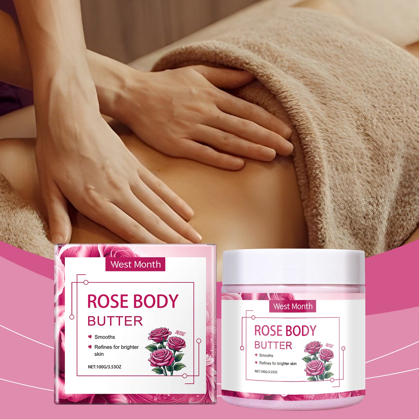 Moisturizing Body Cream with Shea Butter & Aloe Vera - 100g