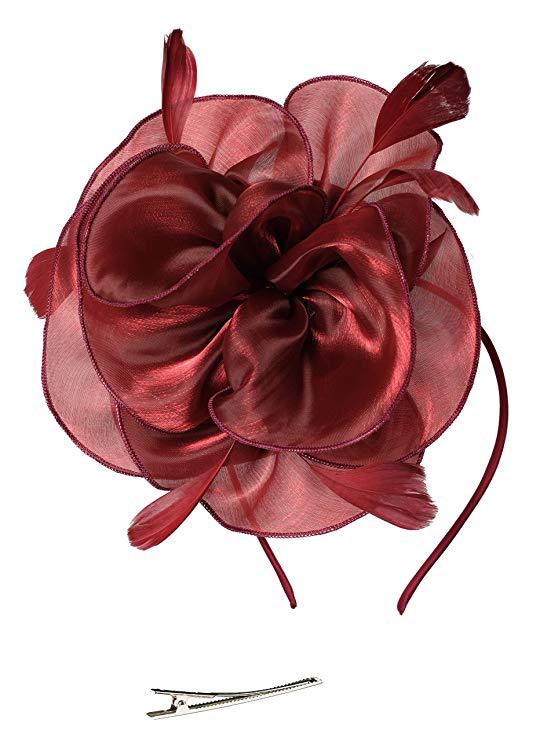 3D Flower Organza Hair Clip