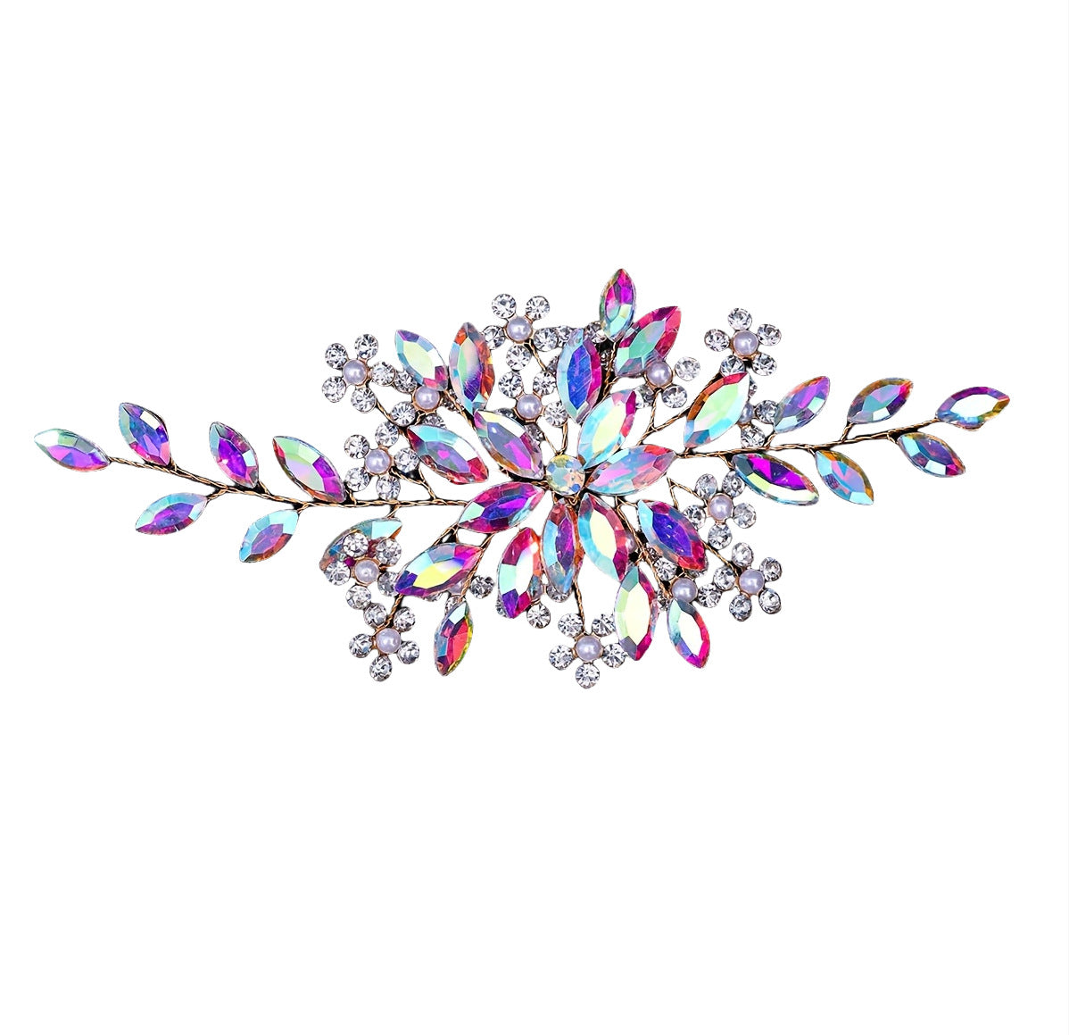 Bridal Rhinestone Hair Band Headdress Handmade Headband