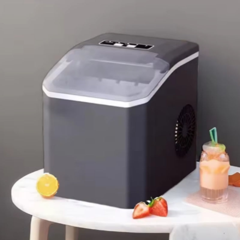 Portable Electric Ice Maker with Bullet-Shaped Ice 12kg/24H Compact Home Appliance
