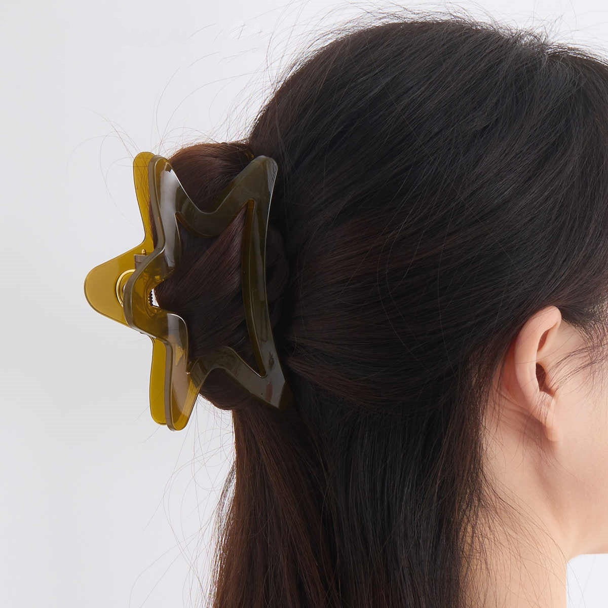 Five-Pointed Star Hair Claw Clip
