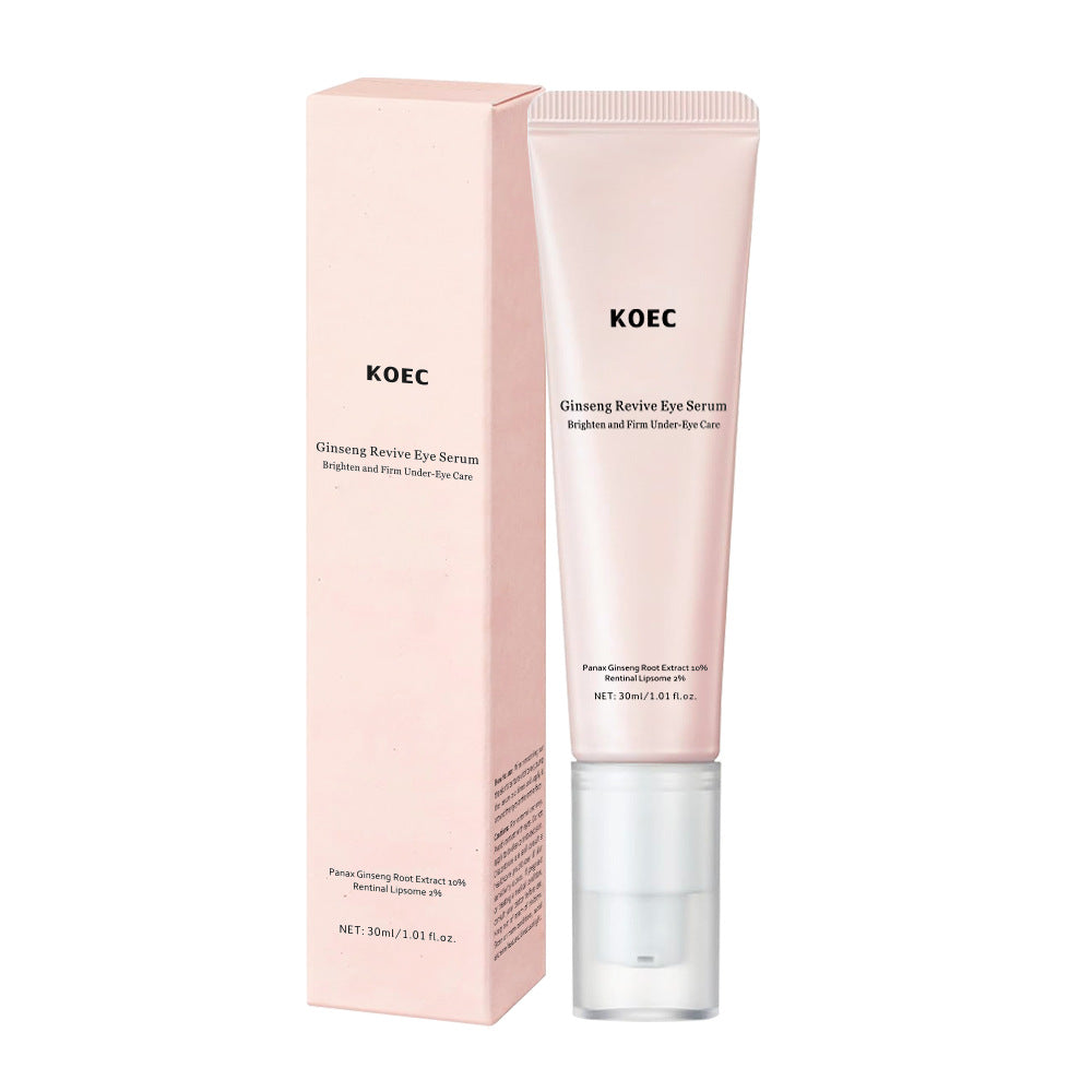 Retinol Eye Cream for Wrinkles and Dark Circles - Ginseng & Pink Peptide Options