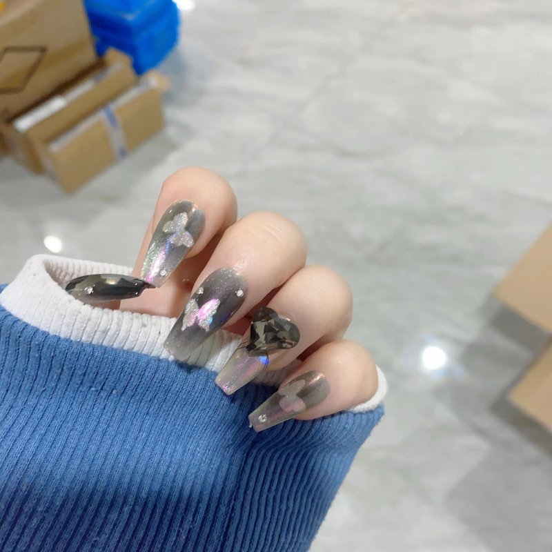False Nail Patch Kit with Glue - Multiple Sizes