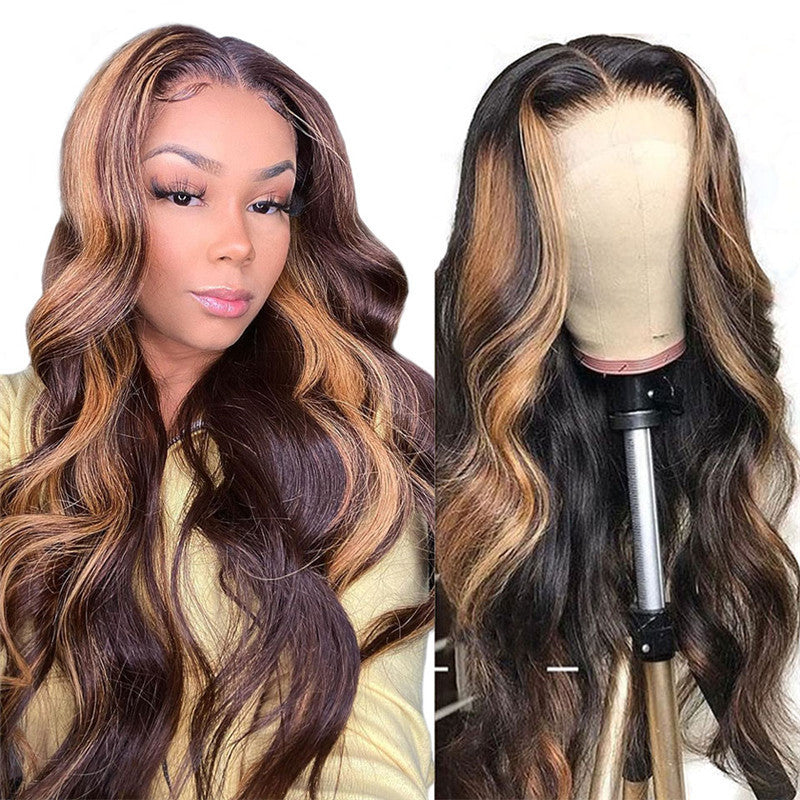 Long Curly Hair Wig - Photo Color