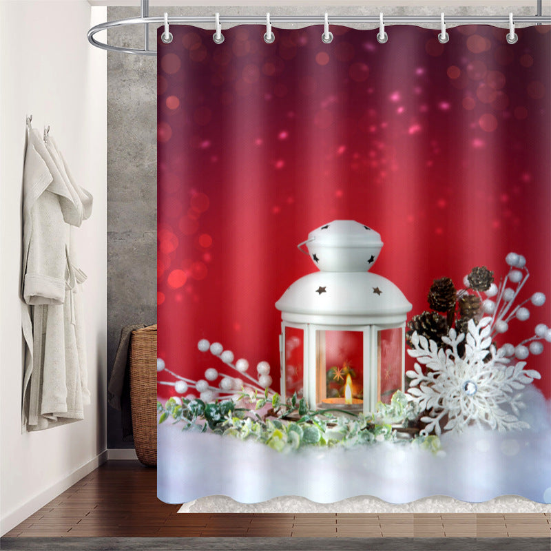 Waterproof Polyester Shower Curtain - Mildew Resistant, Multiple Sizes & Styles