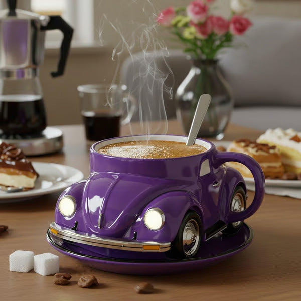Beetle Shaped Resin Coffee Cup - Unique Gift for Coffee Lovers