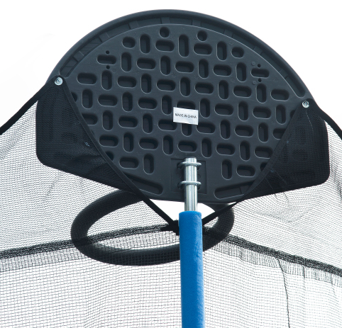 14FT Trampoline for Kids & Adults with Basketball Hoop and Safety Net